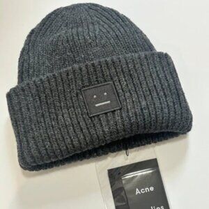 Women's Rib Knit Beanie Hat Black